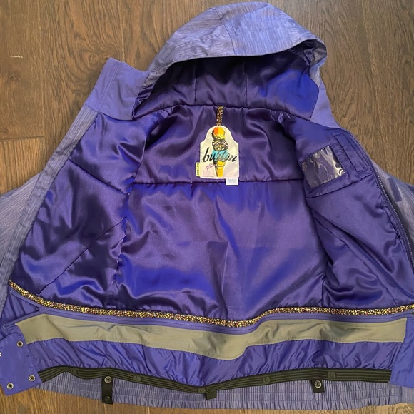 BURTON purple snowboard jacket - Picture 8 of 10